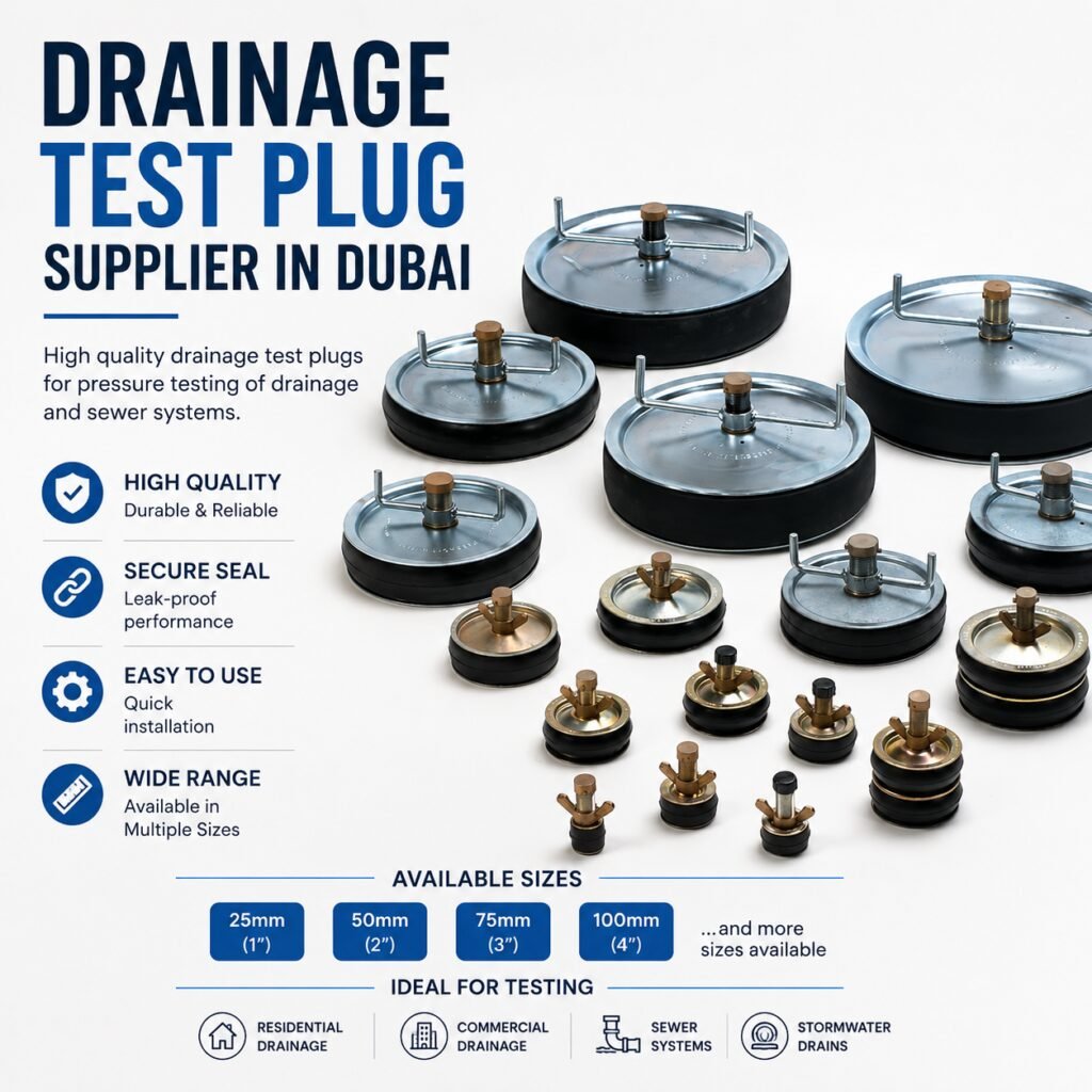 Drainage Test Plug Supplier in Dubai - Jazeera International