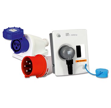 Industrial plugs and sockets